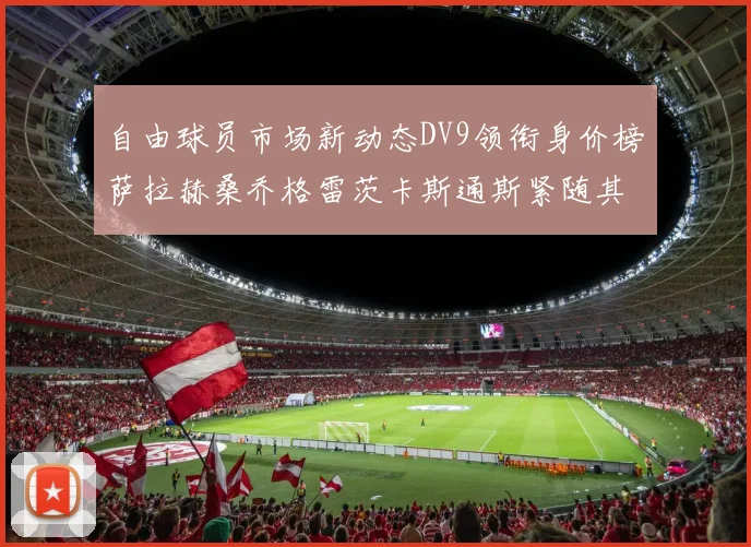 自由球员市场新动态DV9领衔身价榜萨拉赫桑乔格雷茨卡斯通斯紧随其后