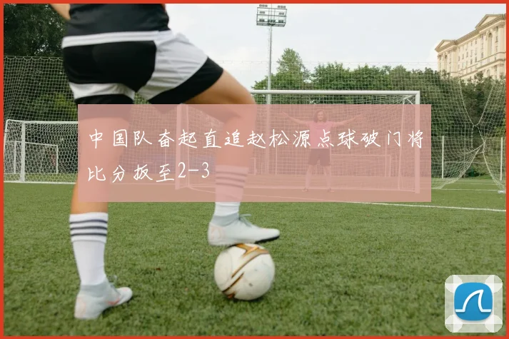 中国队奋起直追赵松源点球破门将比分扳至2-3